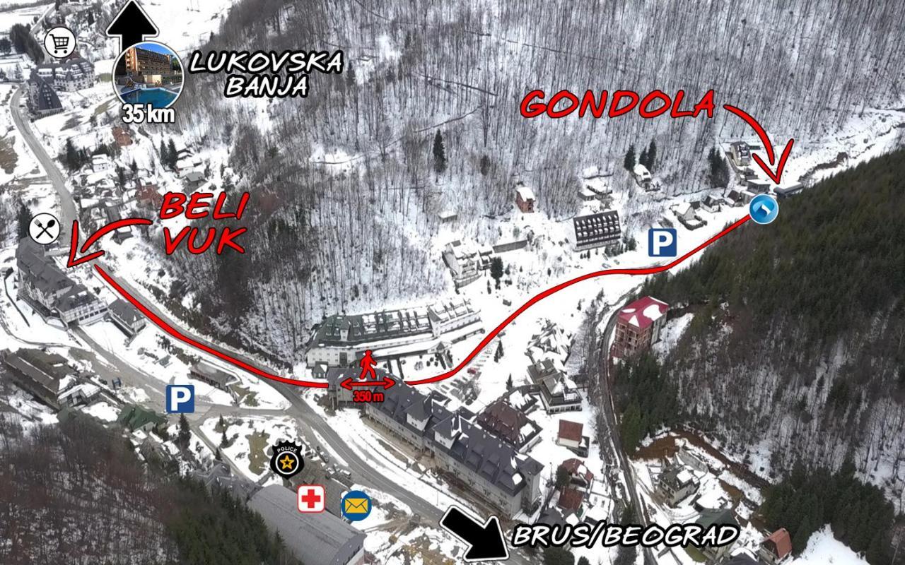 شقة Beli Vuk - Brzece, Kopaonik المظهر الخارجي الصورة